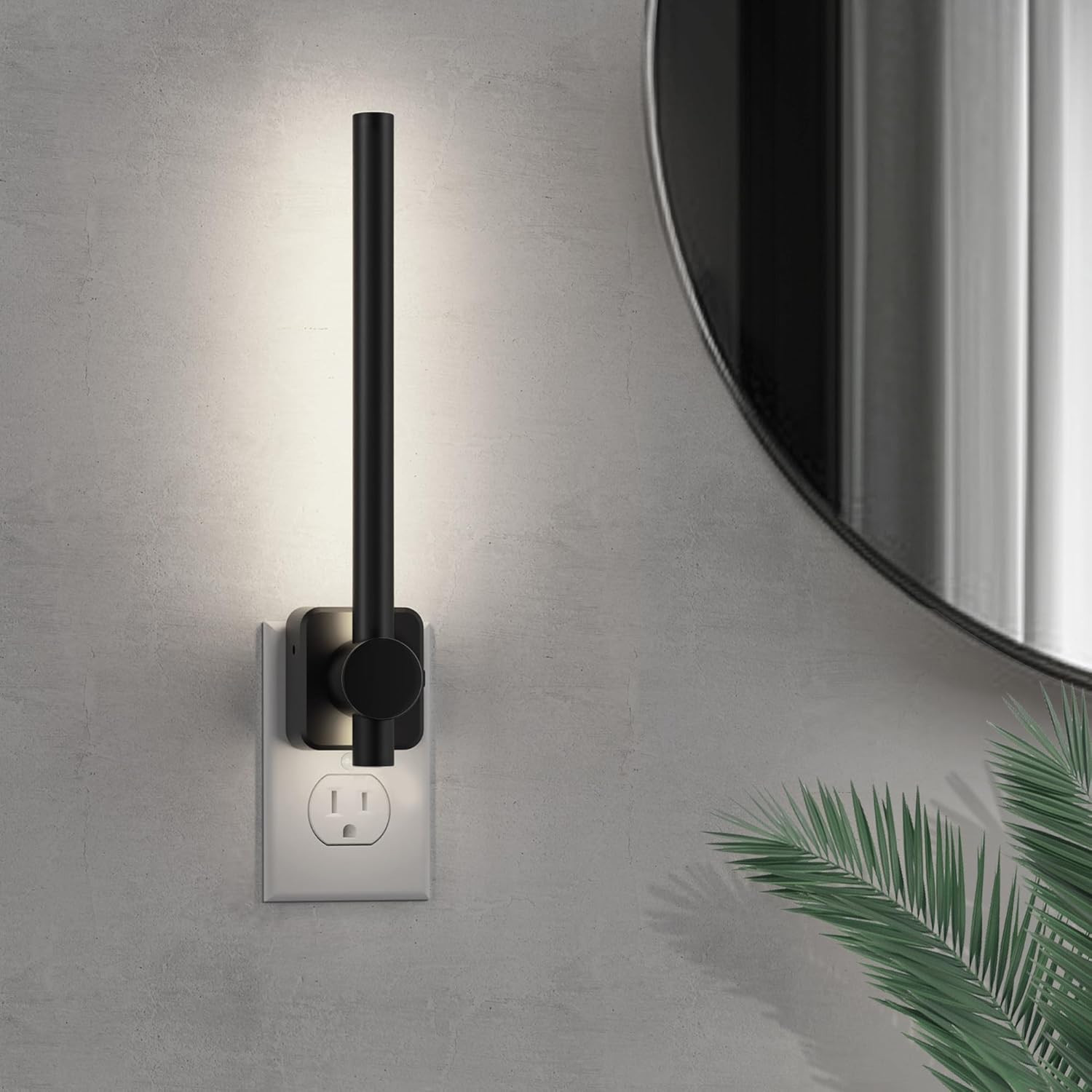 Night Light Long Bar, 2W Dimmable, Daylight, Plug-in Dusk to Dawn