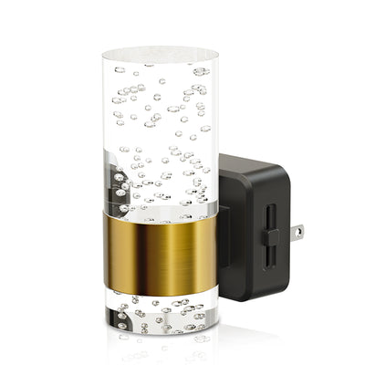 LOHASLED Night Light, Dust to Dawn, Dimmable, 2 Pack, Bubble Acrylic Design